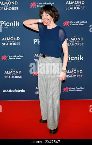 LONDON, ENGLAND – APRIL 30: Louise Brealey nimmt am 30. April 2024 an der britischen Premiere von The Almond and the Seahorse im Vue West End Teil. Stockfoto