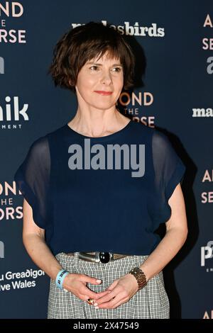 LONDON, ENGLAND – APRIL 30: Louise Brealey nimmt am 30. April 2024 an der britischen Premiere von The Almond and the Seahorse im Vue West End Teil. Stockfoto