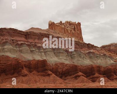 Das Schloss im Capitol Reef National Park, Utah Stockfoto