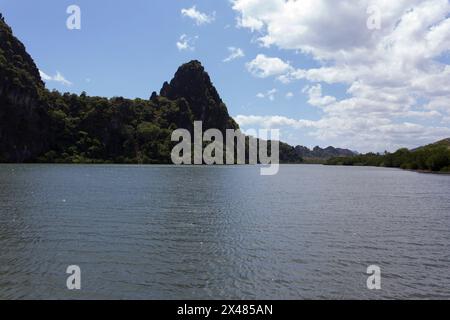 Eine wunderschöne Landschaft in Hienghene, Neukaledonien Stockfoto