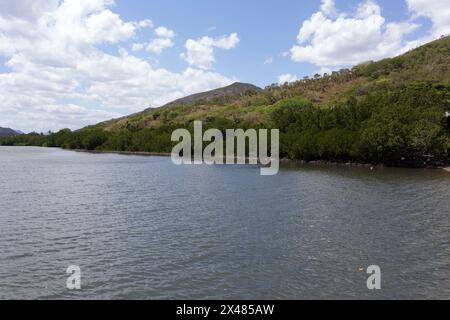 Eine wunderschöne Landschaft in Hienghene, Neukaledonien Stockfoto