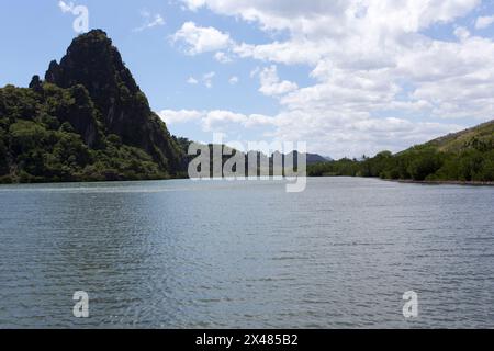 Eine wunderschöne Landschaft in Hienghene, Neukaledonien Stockfoto