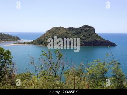 Eine wunderschöne Landschaft in Hienghene, Neukaledonien Stockfoto