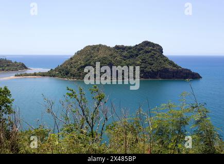 Eine wunderschöne Landschaft in Hienghene, Neukaledonien Stockfoto