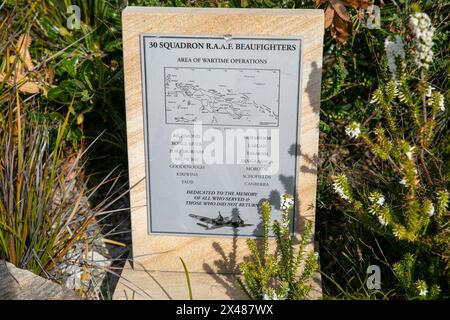 Memorial Walk die australische Geschichte der Schlachten und Konflikte und Gedenkstätten für das verstorbene Verteidigungspersonal Manly, Sydney, Australien Stockfoto