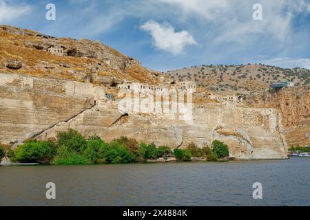 Die römische Festung Rumkale und die Gran Terras, Halfeti, Türkei Stockfoto