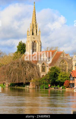 Allerheiligen Pfarrkirche. Marlow, an der Themse, Buckinghamshire, England Stockfoto