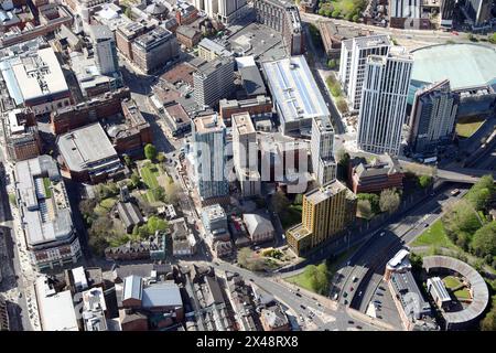 Luftaufnahme von Leeds, West Yorkshire, Großbritannien Stockfoto