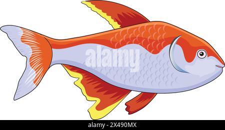 Süßer Fisch Stock Vektor