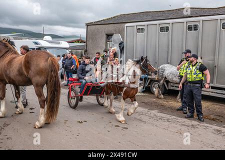 Appleby-in-Westmorland, Eden, Cumbria, England, Großbritannien. Juni 2022. In der Region von 10.000 Zigeunern und Reisenden treffen sich zum jährlichen Appleby Horse F Stockfoto