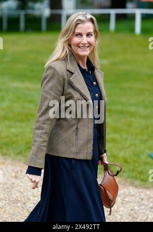 Die Herzogin von Edinburgh kommt zur Royal Windsor Horse Show in Windsor. Bilddatum: Mittwoch, 1. Mai 2024. Stockfoto