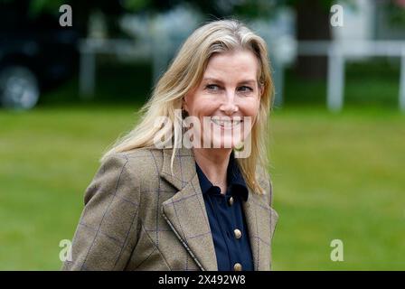 Die Herzogin von Edinburgh kommt zur Royal Windsor Horse Show in Windsor. Bilddatum: Mittwoch, 1. Mai 2024. Stockfoto