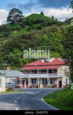 Das Whangamomona Hotel am Forgotten World Highway, North Island, Neuseeland Stockfoto