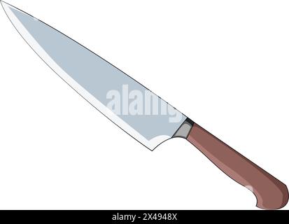Ein Messer Stock Vektor
