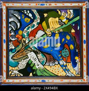 Wassily Kandinsky - Saint George vs Dragon - 1911 Stockfoto