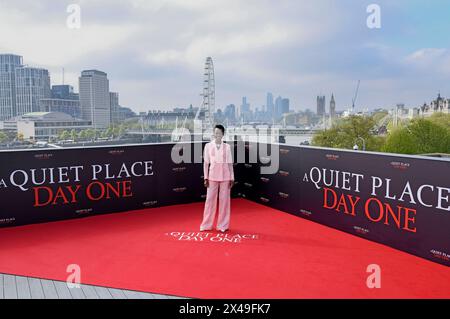 Lupita Nyongo beim Photocall zum Kinofilm Ein ruhiger Ort: Tag Eins auf dem IET Building. London, 01.05.2024 *** Lupita Nyongo beim Fotobesuch für den Film A Quiet Place Day One A Quiet Place Day One im IET Building London, 01 05 2024 Foto:XS.xVasx/xFuturexImagex Quiet 4401 Stockfoto