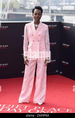 Lupita Nyongo beim Photocall zum Kinofilm Ein ruhiger Ort: Tag Eins auf dem IET Building. London, 01.05.2024 *** Lupita Nyongo beim Fotobesuch für den Film A Quiet Place Day One A Quiet Place Day One im IET Building London, 01 05 2024 Foto:XS.xVasx/xFuturexImagex Quiet 4402 Stockfoto