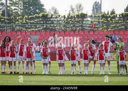 Amsterdam, Niederlande. Mai 2024. AMSTERDAM, 01-05-2024, de. Toekomst, Azerion Eredivisie vrouwen, Ajax - PSV (Frauen), Staffel 2023/2024, während des Spiels Ajax - PSV (Frauen), Credit: Pro Shots/Alamy Live News Stockfoto