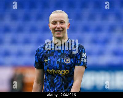 Prenton Park Stadium, Großbritannien. Mai 2024. Aggie Beever-Jones (33 Chelsea) während der Barclays Women Super League zwischen Liverpool und Chelsea im Prenton Park Stadium in Liverpool, England 1. Mai 2024 | Foto: Jayde Chamberlain/SPP. Jayde Chamberlain/SPP (Jayde Chamberlain/SPP) Credit: SPP Sport Press Photo. /Alamy Live News Stockfoto