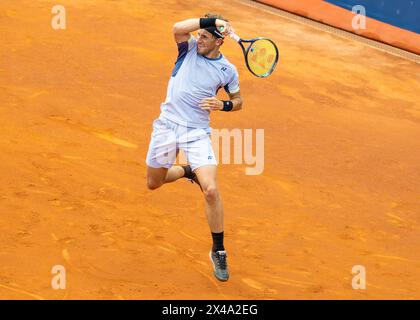 Casper Ruud spielte 2024 Tennis auf Ton Stockfoto