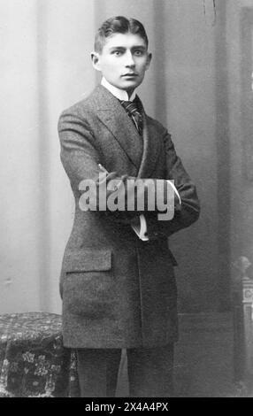 FRANZ KAFKA (1883–1924) deutscher böhmischer Schriftsteller und Schriftsteller um 1910 Stockfoto