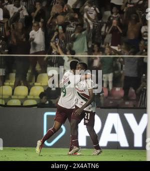 Cariacica, Espirito Santo, Brasilien. Mai 2024. CARIACICA (es) fand am Mittwoch, 1., im Stadion Kleber Andrade in der Stadt Cariacica statt. (Kreditbild: © Mayra Ferreira Dos Santos/TheNEWS2 via ZUMA Press Wire) NUR REDAKTIONELLE VERWENDUNG! Nicht für kommerzielle ZWECKE! Stockfoto