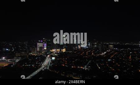 Blick auf die Stadt Pasig auf den Philippinen Stockfoto