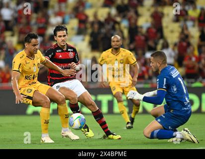 Rio De Janeiro, Brasilien. Mai 2024. Pedro von Flamengo in Aktion während des Copa do Brasil-Fußballspiels zwischen Flamengo und Amazonas im Maracanã-Stadion in Rio de Janeiro, Brasilien. (Andre Ricardo/Sports Press Photo/SPP) Credit: SPP Sport Press Photo. /Alamy Live News Stockfoto