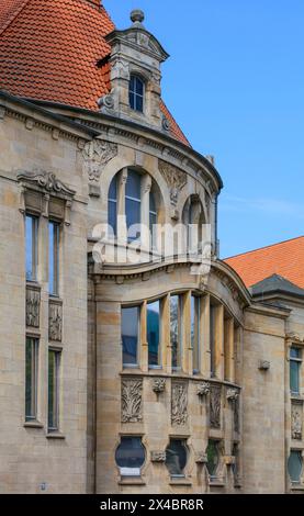 ehemaliges Goseriedebad, 1905 eröffnetes Hallenbad im Stil des Neobarock und Jugendstil, Landeshauptstadt Hannover, Niedersachsen, Deutschland *** ehemaliges Goseriedebad, 1905 eröffnetes Hallenbad im Neobarock- und Jugendstil-Stil, Landeshauptstadt Hannover, Niedersachsen, Deutschland Stockfoto