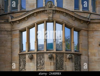 ehemaliges Goseriedebad, 1905 eröffnetes Hallenbad im Stil des Neobarock und Jugendstil, Landeshauptstadt Hannover, Niedersachsen, Deutschland *** ehemaliges Goseriedebad, 1905 eröffnetes Hallenbad im Neobarock- und Jugendstil-Stil, Landeshauptstadt Hannover, Niedersachsen, Deutschland Stockfoto