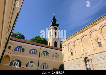 Novo Hopovo serbisch-orthodoxes Kloster auf dem Berg Fruska Gora in Nordserbien Stockfoto