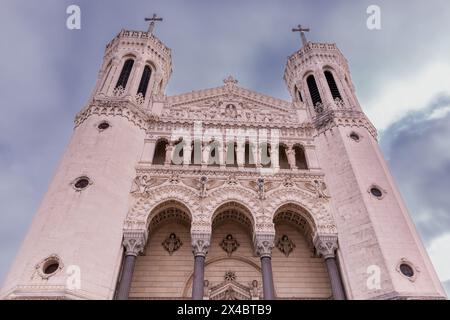 Basilika Fourviere, Lyon, Frankreich Stockfoto