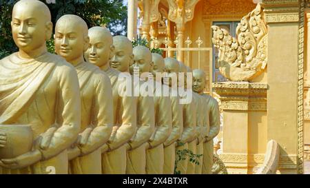 Mongkol Serei Kien Khleang Pagode in Phom Penh in Kambodscha Stockfoto