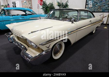 1957 Plymouth Fury. Stockfoto