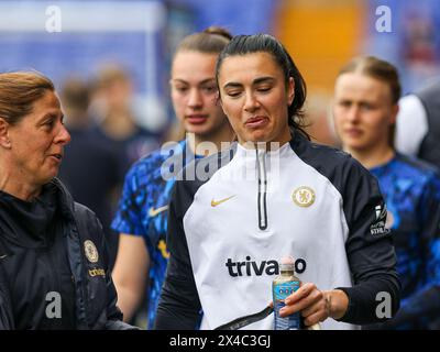 Prenton Park Stadium, Großbritannien. Mai 2024. Torhüterin Zecira Musovic (1 Chelsea) während der Barclays Women Super League zwischen Liverpool und Chelsea im Prenton Park Stadium in Liverpool, England, 1. Mai 2024 | Foto: Jayde Chamberlain/SPP. Jayde Chamberlain/SPP (Jayde Chamberlain/SPP) Credit: SPP Sport Press Photo. /Alamy Live News Stockfoto