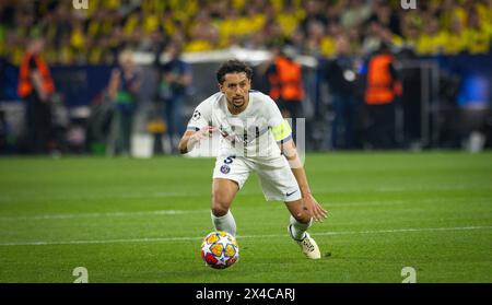 Dortmund, Deutschland. Mai 2024. Marquinhos (Paris) Borussia Dortmund - Paris Saint-Germain 01.05.2024 Copyright (nur für journalistische Zwecke) Stockfoto