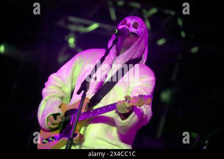 Taranto, Italien. Mai 2024. Tre allegri ragazzi morti. Während des Concerto Primo Maggio A Taranto, Musikkonzert in Taranto, Italien, 01. Mai 2024 Credit: Independent Photo Agency/Alamy Live News Stockfoto