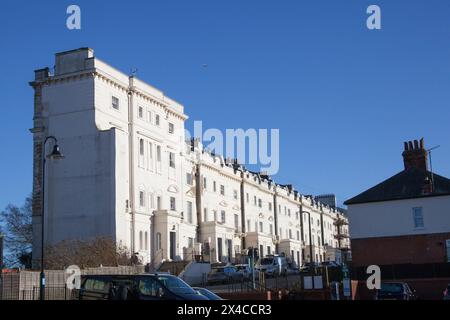 Wohnimmobilien in Dovercourt, Harwich, Essex, Großbritannien Stockfoto