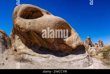 Hayfield Road Off-Rampe, Mojave Desert, Kalifornien Stockfoto