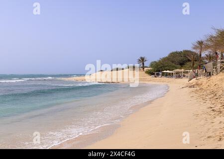 Wunderschöner Chaves Beach (Praia de Chaves), Boa Vista, Kap Verde, Republik Cabo Verde, Afrika Stockfoto