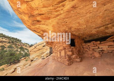 House on Fire Ruins Mule Canyon Cedar Mesa, Bears Ears National Monument, Utah. Stockfoto