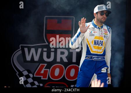 Dover, de, USA. April 2024. Chase Elliott macht sich bereit für die WÃ¼rth 400 in Dover, DE, USA. (Credit Image: © Stephen A. Arce Action Sports Ph/ASP) NUR REDAKTIONELLE VERWENDUNG! Nicht für kommerzielle ZWECKE! Stockfoto