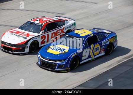 Dover, de, USA. April 2024. Chase Elliott Rennen für die WÃ¼rth 400 in Dover, DE, USA. (Credit Image: © Stephen A. Arce Action Sports Ph/ASP) NUR REDAKTIONELLE VERWENDUNG! Nicht für kommerzielle ZWECKE! Stockfoto