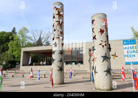 SCHENGEN, Lussemburgo, Luxemburg, MUSEO EUROPEO, MUSEE EUROPEEN, Veduta, Ansicht Stockfoto