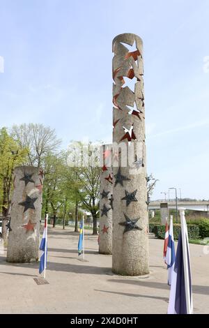 SCHENGEN, Lussemburgo, Luxemburg, MUSEO EUROPEO, MUSEE EUROPEEN, Veduta, Ansicht Stockfoto