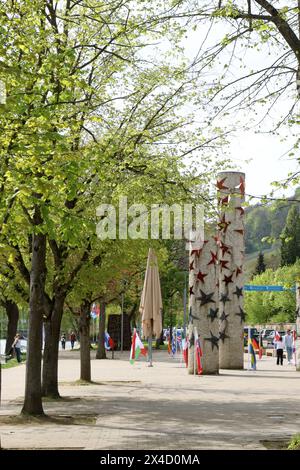 SCHENGEN, Lussemburgo, Luxemburg, MUSEO EUROPEO, MUSEE EUROPEEN, Veduta, Ansicht Stockfoto