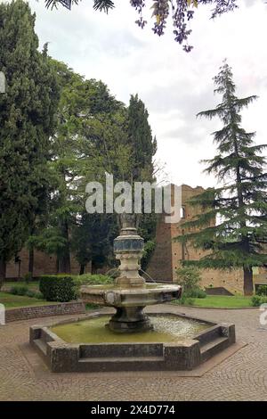 CASTELL ARQUATO, Piacenza, Italia, Veduta, Aussicht Stockfoto