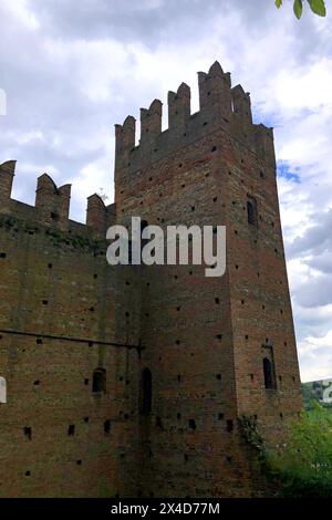 CASTELL ARQUATO, Piacenza, Italia, Veduta, Aussicht Stockfoto