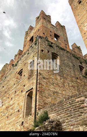 CASTELL ARQUATO, Piacenza, Italia, Veduta, Aussicht Stockfoto