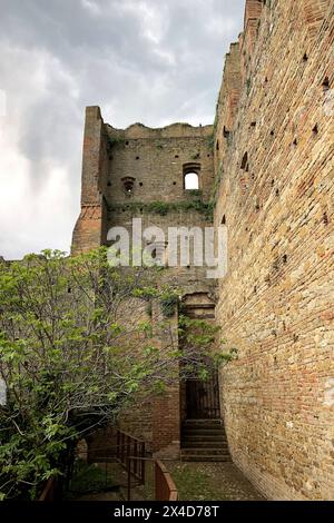 CASTELL ARQUATO, Piacenza, Italia, Veduta, Aussicht Stockfoto